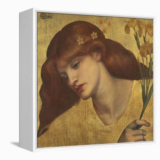 Sancta Lilias-Dante Gabriel Rossetti-Framed Premier Image Canvas