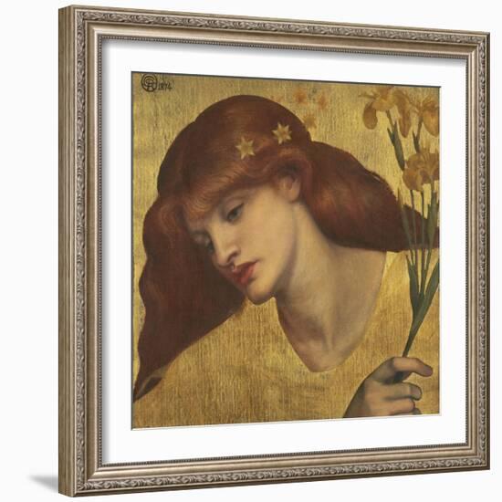 Sancta Lilias-Dante Gabriel Rossetti-Framed Giclee Print