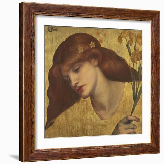 Sancta Lilias-Dante Gabriel Rossetti-Framed Giclee Print