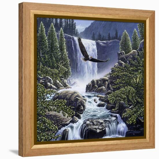 Sanctuary Falls-John Van Straalen-Framed Premier Image Canvas