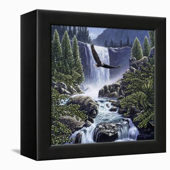 Sanctuary Falls-John Van Straalen-Framed Premier Image Canvas