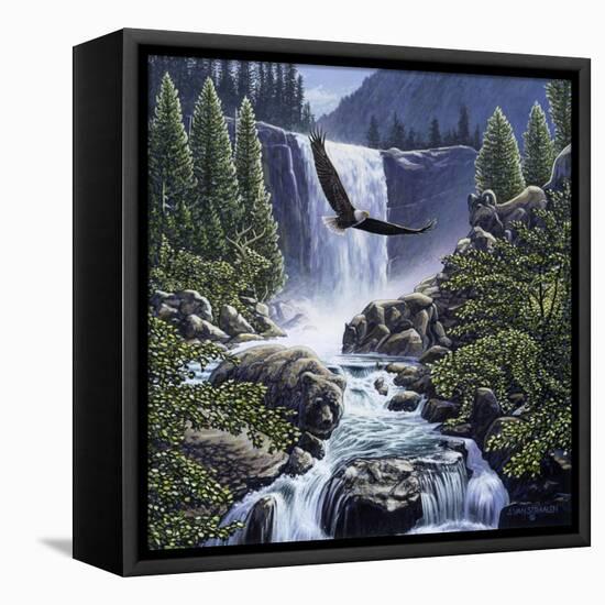 Sanctuary Falls-John Van Straalen-Framed Premier Image Canvas