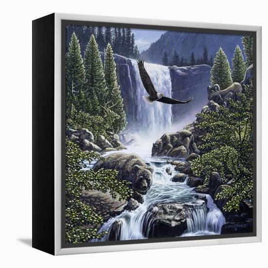 Sanctuary Falls-John Van Straalen-Framed Premier Image Canvas