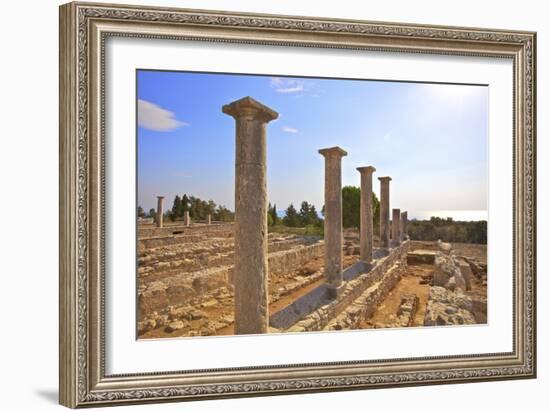 Sanctuary of Apollo Yiatis, Kourion, UNESCO World Heritage Site, Cyprus, Eastern Mediterranean-Neil Farrin-Framed Photographic Print