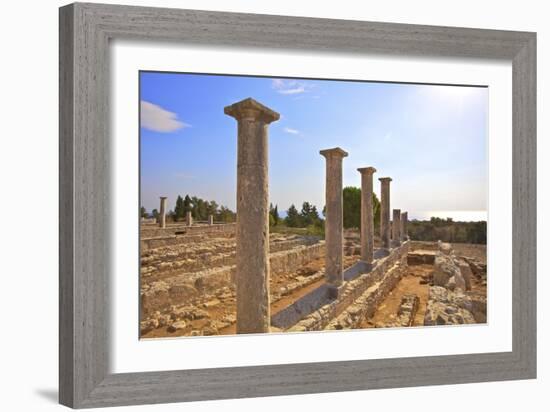 Sanctuary of Apollo Yiatis, Kourion, UNESCO World Heritage Site, Cyprus, Eastern Mediterranean-Neil Farrin-Framed Photographic Print