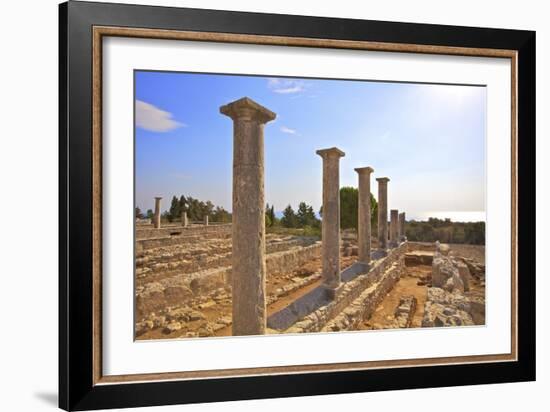 Sanctuary of Apollo Yiatis, Kourion, UNESCO World Heritage Site, Cyprus, Eastern Mediterranean-Neil Farrin-Framed Photographic Print