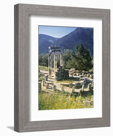 Sanctuary of Athena Pronaia, Delphi, Greece-Peter Adams-Framed Photographic Print