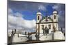 Sanctuary of Bom Jesus de Matosinhos and Prophets Sculpture, UNESCO Site, Congonhas, Brazil-Ian Trower-Mounted Photographic Print