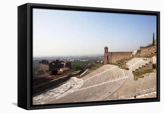 Sanctuary of Hercules Victor, Tivoli, Lazio, Italy, Europe-Oliviero Olivieri-Framed Premier Image Canvas