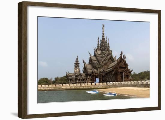 Sanctuary of Truth, Pattaya, Thailand, Southeast Asia, Asia-Rolf Richardson-Framed Photographic Print