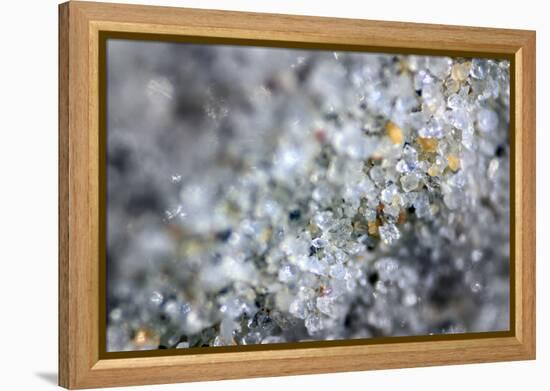 Sand and all of it's Colors in Macro View-null-Framed Stretched Canvas