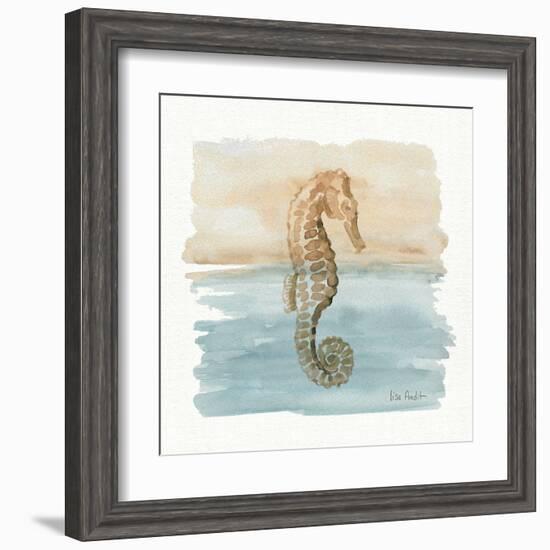 Sand and Sea III-Lisa Audit-Framed Art Print