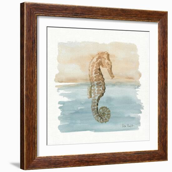 Sand and Sea III-Lisa Audit-Framed Art Print