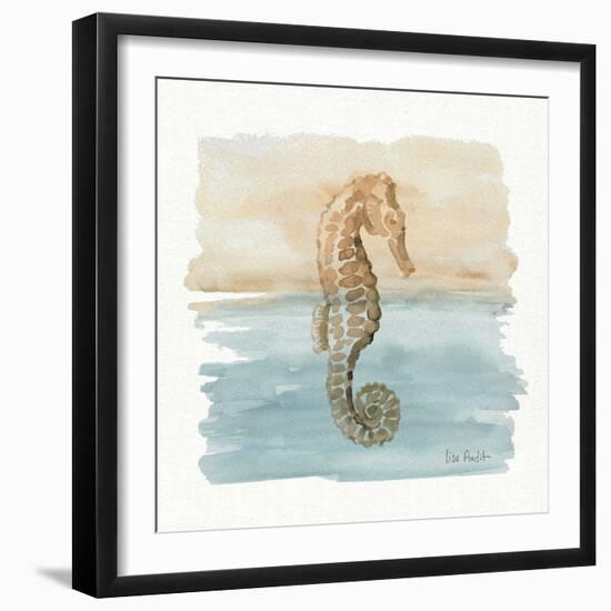 Sand and Sea III-Lisa Audit-Framed Art Print