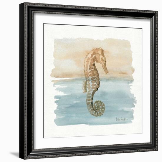 Sand and Sea III-Lisa Audit-Framed Art Print