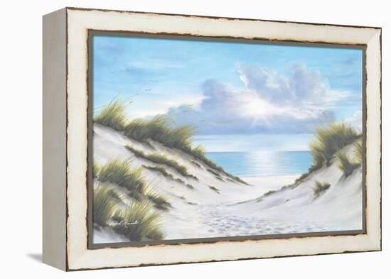 Sand and Sea-Diane Romanello-Framed Stretched Canvas