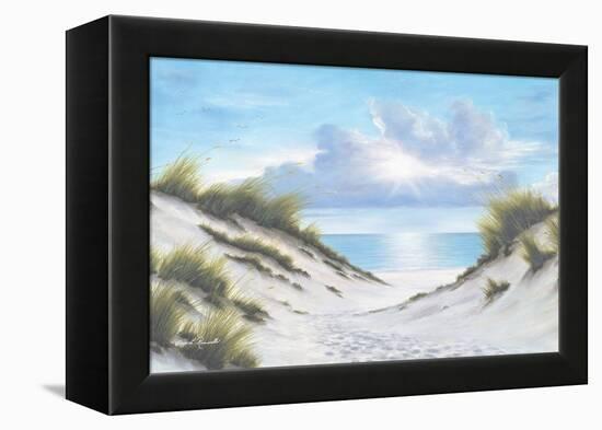 Sand and Sea-Diane Romanello-Framed Stretched Canvas