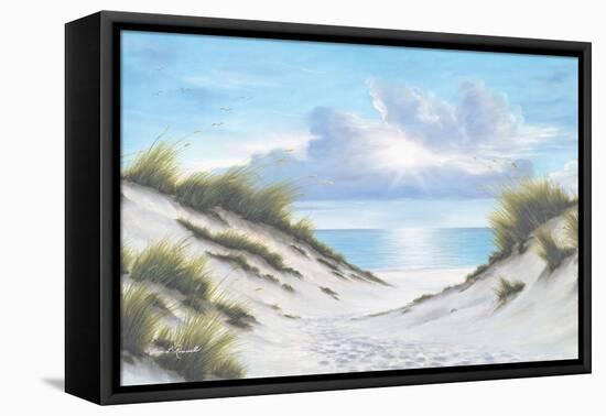 Sand and Sea-Diane Romanello-Framed Stretched Canvas