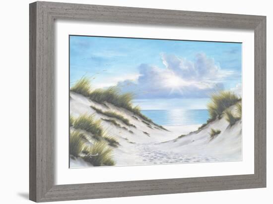 Sand and Sea-Diane Romanello-Framed Art Print