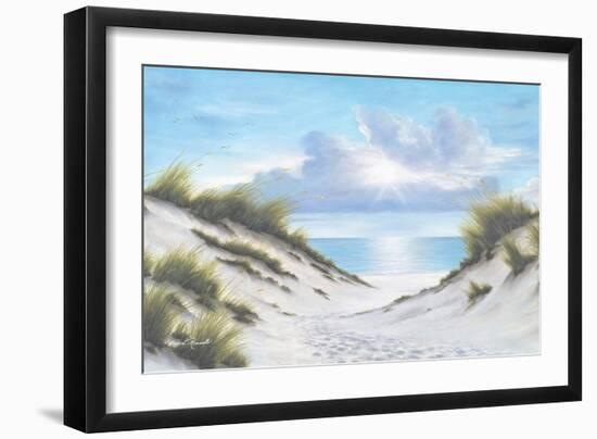 Sand and Sea-Diane Romanello-Framed Art Print