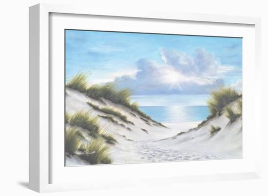 Sand and Sea-Diane Romanello-Framed Art Print