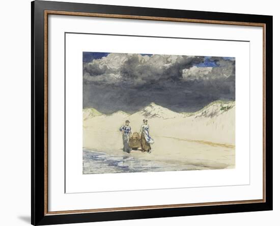 Sand and Sky-Winslow Homer-Framed Premium Giclee Print