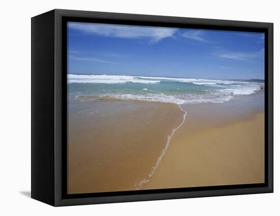 Sand and Surf, Waitpinger Beach, Fleurieu Peninsula, South Australia, Australia, Pacific-Neale Clarke-Framed Premier Image Canvas