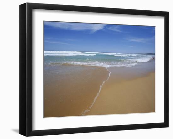 Sand and Surf, Waitpinger Beach, Fleurieu Peninsula, South Australia, Australia, Pacific-Neale Clarke-Framed Photographic Print