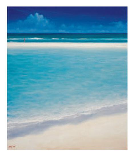 Sand Bar 1-Derek Hare-Limited Edition Framed Print