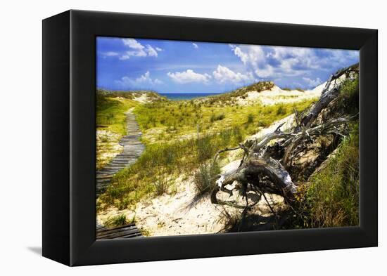 Sand Bay Beach I-Alan Hausenflock-Framed Premier Image Canvas