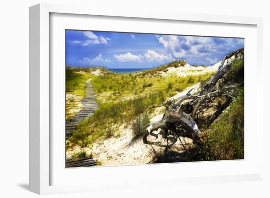 Sand Bay Beach I-Alan Hausenflock-Framed Photographic Print