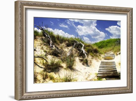 Sand Bay Beach II-Alan Hausenflock-Framed Photographic Print