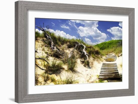 Sand Bay Beach II-Alan Hausenflock-Framed Photographic Print