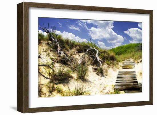 Sand Bay Beach II-Alan Hausenflock-Framed Photographic Print