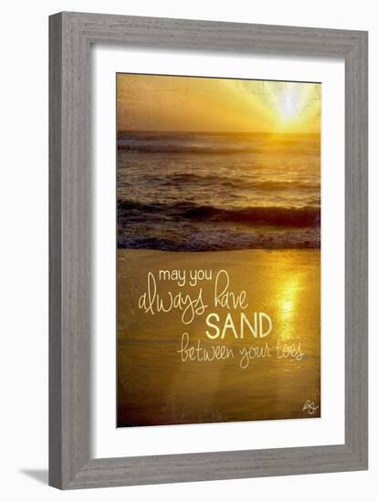 Sand Between Your Toes 2-Kimberly Glover-Framed Giclee Print