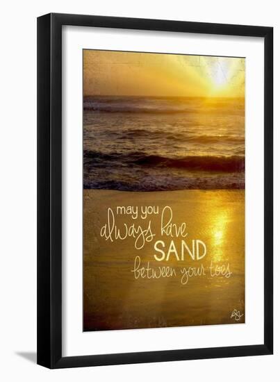 Sand Between Your Toes 2-Kimberly Glover-Framed Giclee Print
