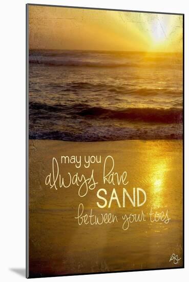 Sand Between Your Toes 2-Kimberly Glover-Mounted Giclee Print