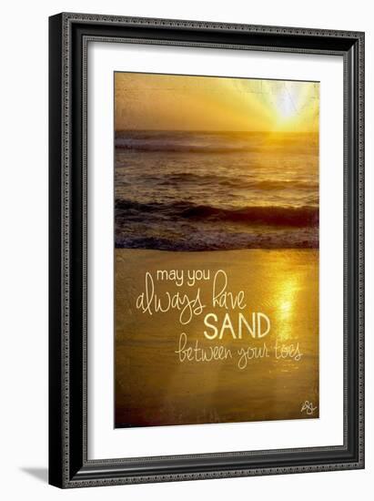 Sand Between Your Toes 2-Kimberly Glover-Framed Giclee Print