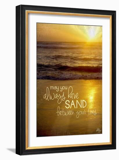 Sand Between Your Toes 2-Kimberly Glover-Framed Giclee Print