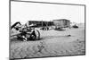 Sand covered farm at Mills, New Mexico, 1935-Dorothea Lange-Mounted Photographic Print