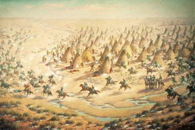 Sand Creek Massacre, November 29, 1864' Giclee Print - Robert, the Elder  Peake | Art.com
