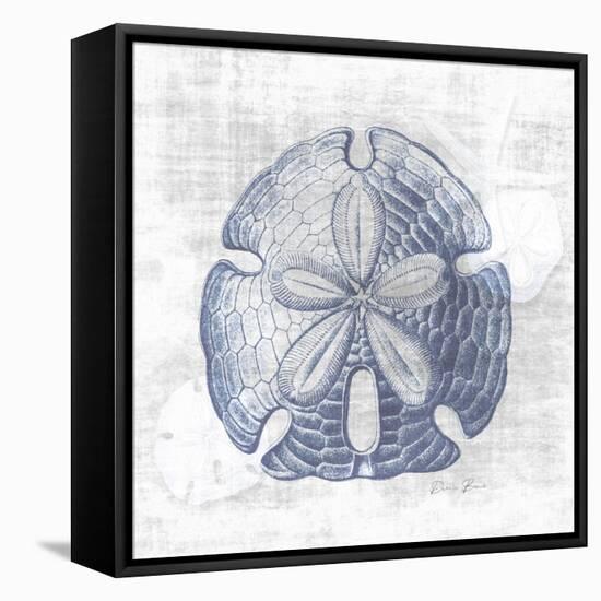 Sand Dollar 1 v2-Denise Brown-Framed Stretched Canvas