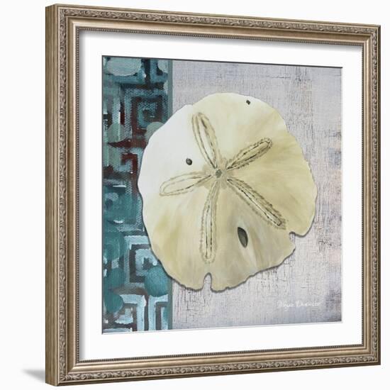 Sand Dollar 1-Megan Aroon Duncanson-Framed Giclee Print