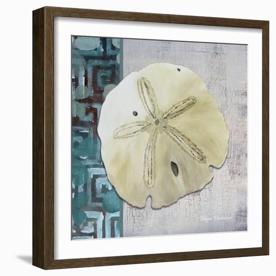 Sand Dollar 1-Megan Aroon Duncanson-Framed Giclee Print