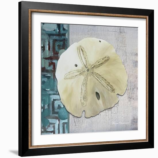 Sand Dollar 1-Megan Aroon Duncanson-Framed Giclee Print