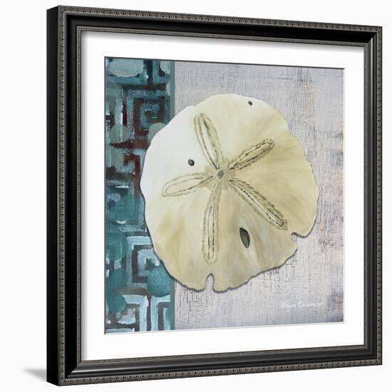 Sand Dollar 1-Megan Aroon Duncanson-Framed Giclee Print