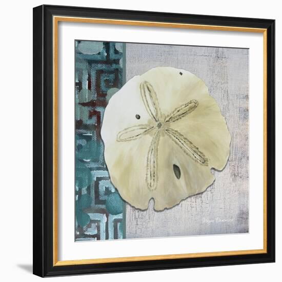 Sand Dollar 1-Megan Aroon Duncanson-Framed Giclee Print