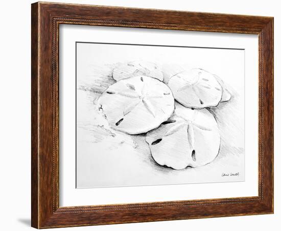 Sand Dollar I-Lanie Loreth-Framed Art Print