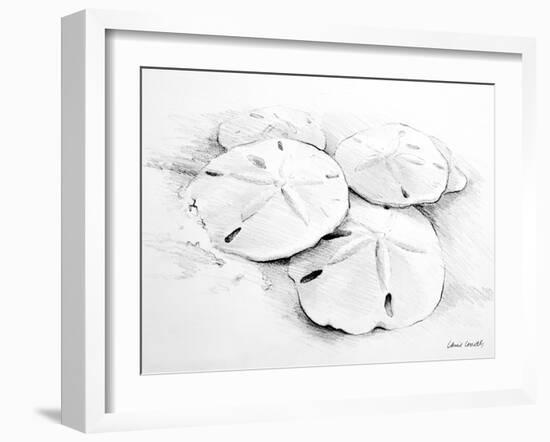 Sand Dollar I-Lanie Loreth-Framed Art Print