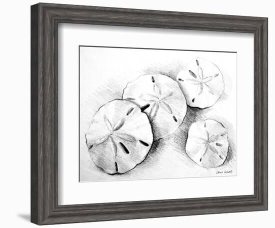 Sand Dollar II-Lanie Loreth-Framed Art Print